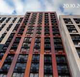 Ход строительства дома № 72 в ЖК Инстеп.Краснознаменная -