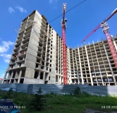 Ход строительства дома 2 в ЖК Рассвет -