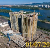 Ход строительства дома № 5.1 в ЖК Новоостровский -