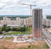 Ход строительства дома 1 в ЖК Графит (Grafit) -