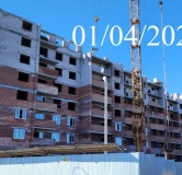 Ход строительства дома № 1, 15 квартал,  5А микрорайон в Жилой район Волгарь -
