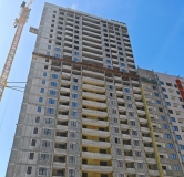 Ход строительства дома 1.2.2 в ЖК Тактика -