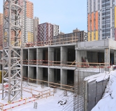 Ход строительства дома 8 в ЖК Космос -