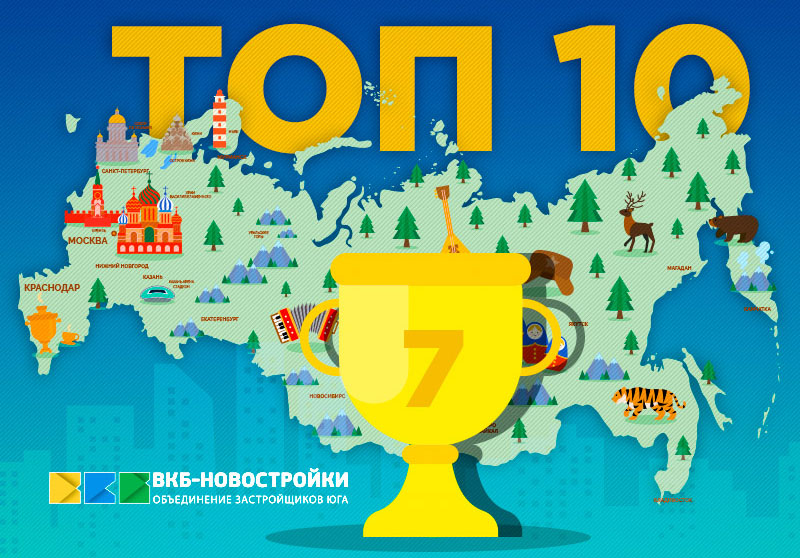 Объединение «ВКБ-Новостройки» повысило свою позицию в топ-10 рейтинга крупнейших застройщиков России