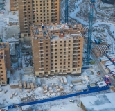 Ход строительства дома № 1, 2 этап (корпуса 4, 5, 6) в ЖК Калина Долина -