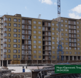 Ход строительства дома № 1.3 в ЖК Плодово-Ягодный -