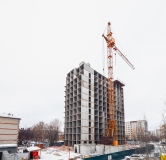 Ход строительства дома 1, корпус 4 в ЖК 1+1 -