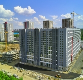 Ход строительства дома 12 в ЖК Манхэттен -