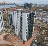 Ход строительства дома № 3, строение 3 в ЖК КБС Берег -