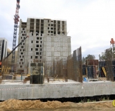 Ход строительства дома 5 этап в ЖК Бунин -