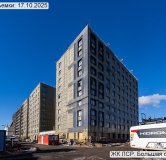 Ход строительства дома 5Б, 2 этап в ЖК ЛСР.Большая Охта -