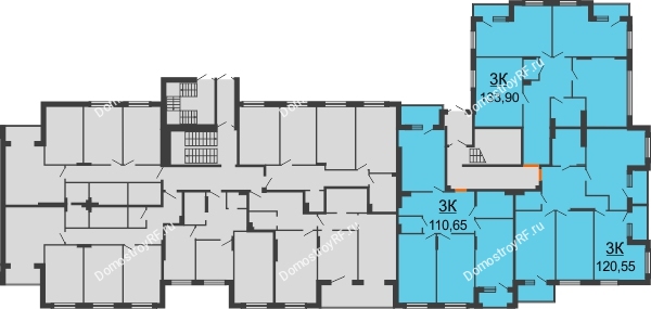 КД Renessanse (Ренессанс) - планировка 1 этажа