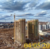 Ход строительства дома № 5.1 в ЖК Новоостровский -