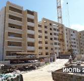 Ход строительства дома № 2 в ЖК Волжские просторы -