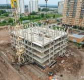 Ход строительства дома 3.2.1 в ЖК Остров на Норильской -