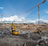 Ход строительства дома корпус 1.2 в ЖК Setl Ривьера -