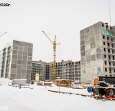 Ход строительства дома 9, 1 этап в ЖК Родные росы -