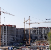 Ход строительства дома 14, корпус 1 в ЖК Остров-сад -