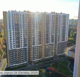 Ход строительства дома 405.2 в ЖК Шуваловский -