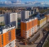 Ход строительства дома 21 в ЖК Галактика -
