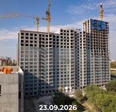 Ход строительства дома 1827 (ГП-75) в ЖК Беринг -