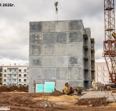 Ход строительства дома 11 в ЖК Родные росы -