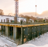 Ход строительства дома 1 в ЖК Паскаль -