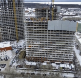 Ход строительства дома 1.1-1.4 в ЖК Теплые Кварталы -