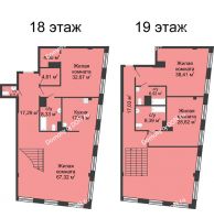 4 комнатная квартира 311,29 м², ЖК Гранд Панорама - планировка