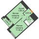 1 комнатная квартира 37,17 м² в ЖК Дом на Набережной, дом № 1 - планировка