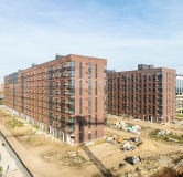 Ход строительства дома Литер 1.3 в ЖК Зеленая территория -