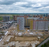 Ход строительства дома 10, корпус 3.2-5 в ЖК Чаркова 72 -