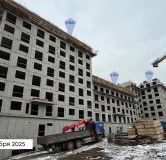 Ход строительства дома секция 4 в ЖК Вектор премиум-квартал -