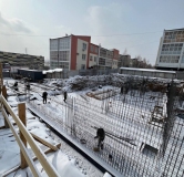 Ход строительства дома 1 в ЖК Бисквит -