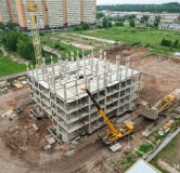 Ход строительства дома 3.2.1 в ЖК Остров на Норильской -