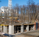 Ход строительства дома 2.1 в ЖК Urman City -