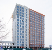 Ход строительства дома № 9, корпус 1 (ГП-1) в ЖК Остров-сад -