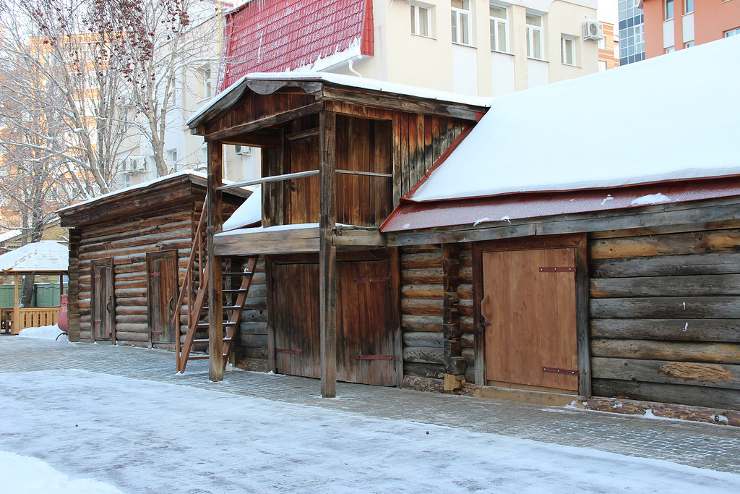 Купеческий двор XIX века воссоздали в самарском музее-усадьбе Ленина