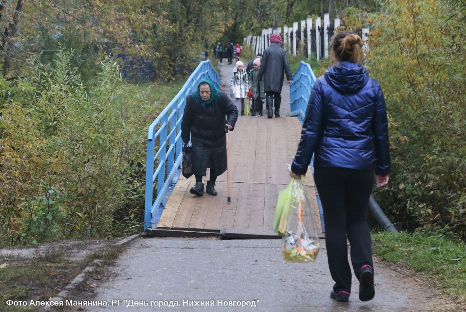 Отремонтированы два пешеходных моста через реку Левинка в Нижнем Новгороде  в октябре 2019