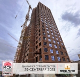 Ход строительства дома Литер 12 в ЖК Легенда Ростова -