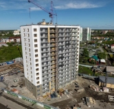 Ход строительства дома 1, 1 этап в ЖК Новый Парк -