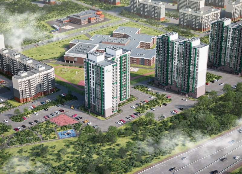 Дом секция 7-1,7-2 в ЖК Возрождение - фото 1