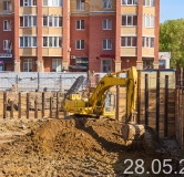 Ход строительства дома 1а в ЖК Темплин -