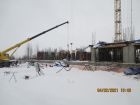 ЖК Университетский - ход строительства, фото 41, Февраль 2021