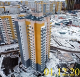 Ход строительства дома № 13а в Микрорайон Нанжуль-Солнечный -