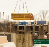 Ход строительства дома № 1.5 в ЖК Плодово-Ягодный -