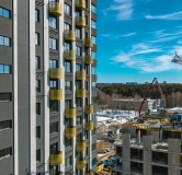 Ход строительства дома секция 1, 1.1, 1.2 в ЖК Пульсар -