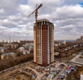 Ход строительства дома 25 в ЖК Черемушки на Приморской -