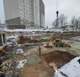 Ход строительства дома 1 в ЖК Матрица -