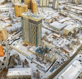 Ход строительства дома секция 1, 1.1, 1.2 в ЖК Пульсар -